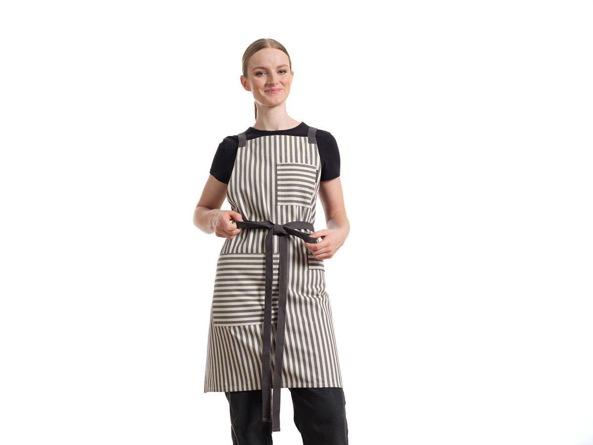 Cotton Crossback Apron with Pockets