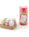 Whimsy Christmas Painted Candles