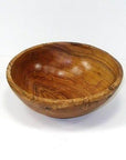 Hand-carved Olive Wood 9-inch Fruit Bowl