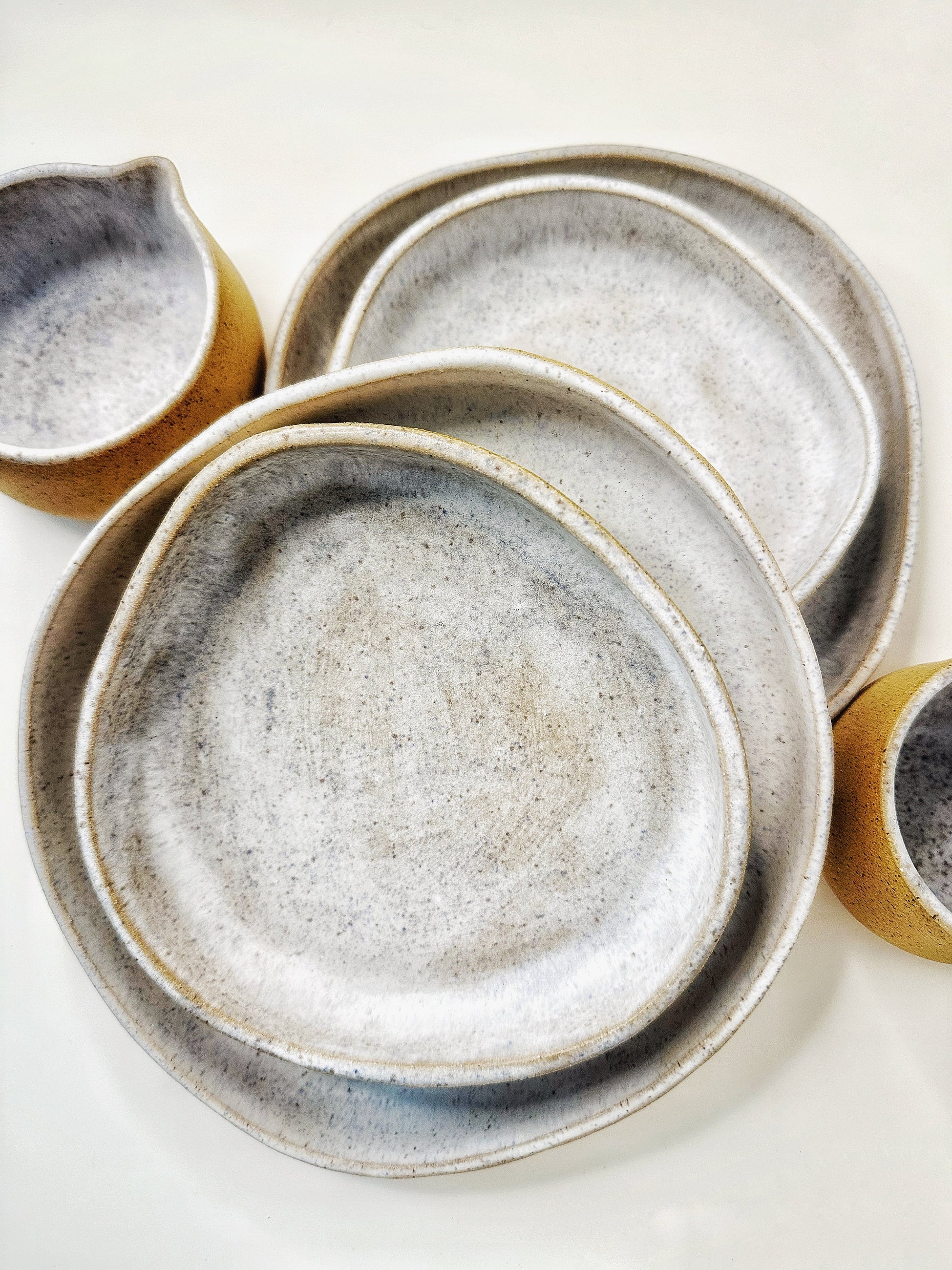 Ocean Sand Plates - Set of 3