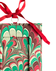 Holiday Picture Frame Ornament in Festive Marble