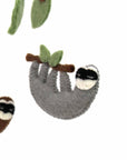 Hand Crafted Felt Sloth Mobile
