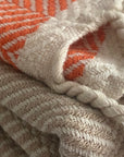 Pipa Sustainable Hand-loomed Throw Blanket - Beige