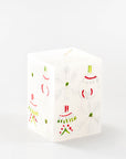 Whimsy Christmas Painted Candles