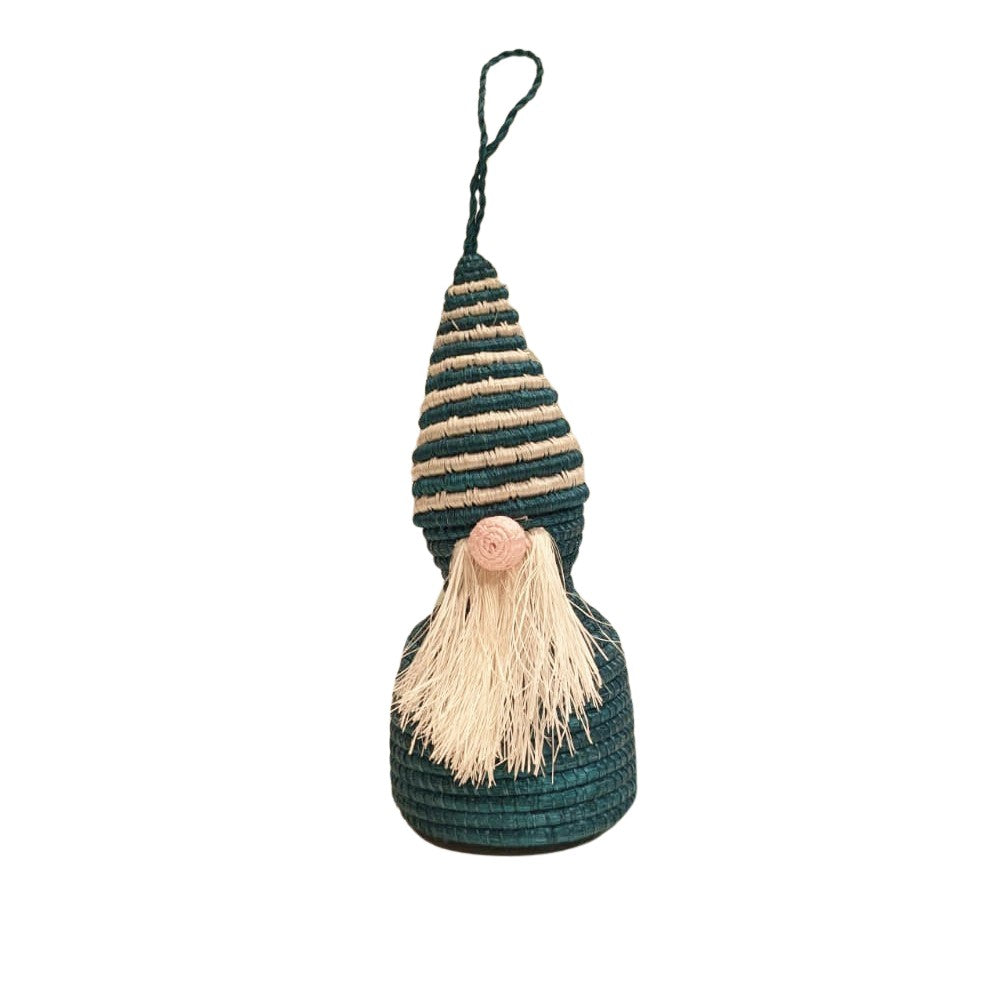 Handwoven Gnome Ornament