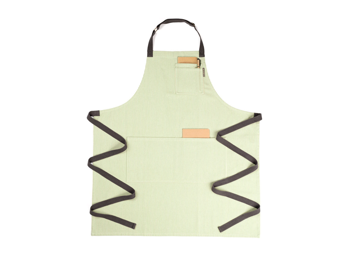Cotton Bib Apron with Pockets