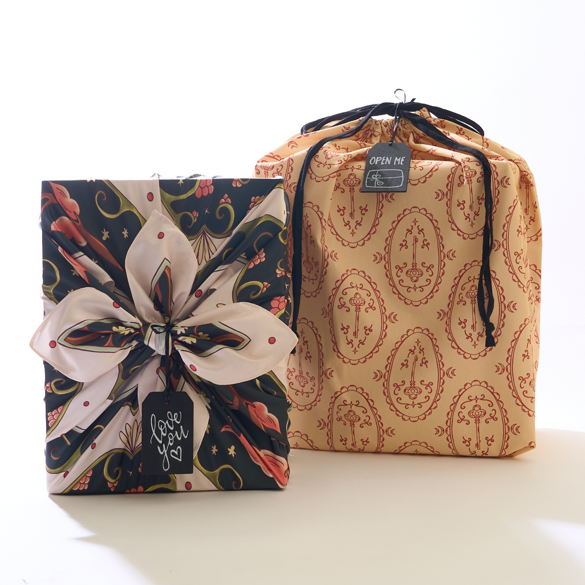 Large Fabric Gift Wrap Set