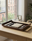 Urban Walnut Acacia Serving Trays - Set of 2