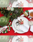 Christmas Felt Napkin Rings — Set of 4