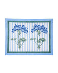 Blue Hydrangea Blockprint Placemat