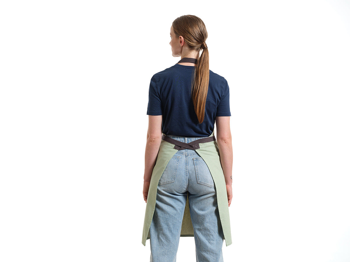 Cotton Bib Apron with Pockets