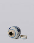 Bird and Flower Mini Porcelain Round Jar