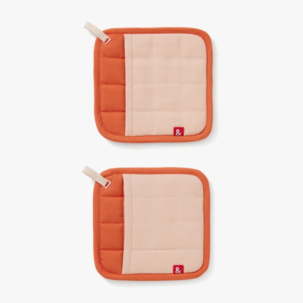 Paprika Red Pot Holders - Set of 2