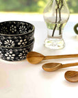 Ink Pottery Dip Bowls - Set of 2