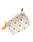 Seashell Blockprint Makeup Bag