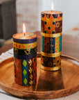 Judaica Painted Candles