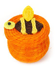Honey Bee Lidded Basket