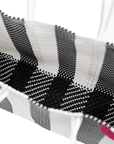 Zebra Woven Super Tote