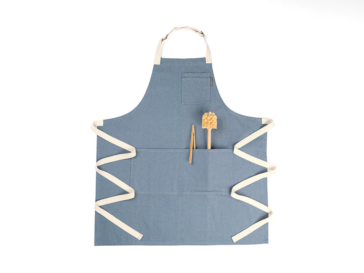 Cotton Bib Apron with Pockets