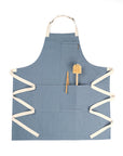 Cotton Bib Apron with Pockets