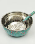 Aqua Flora Bowl & Whisk Set