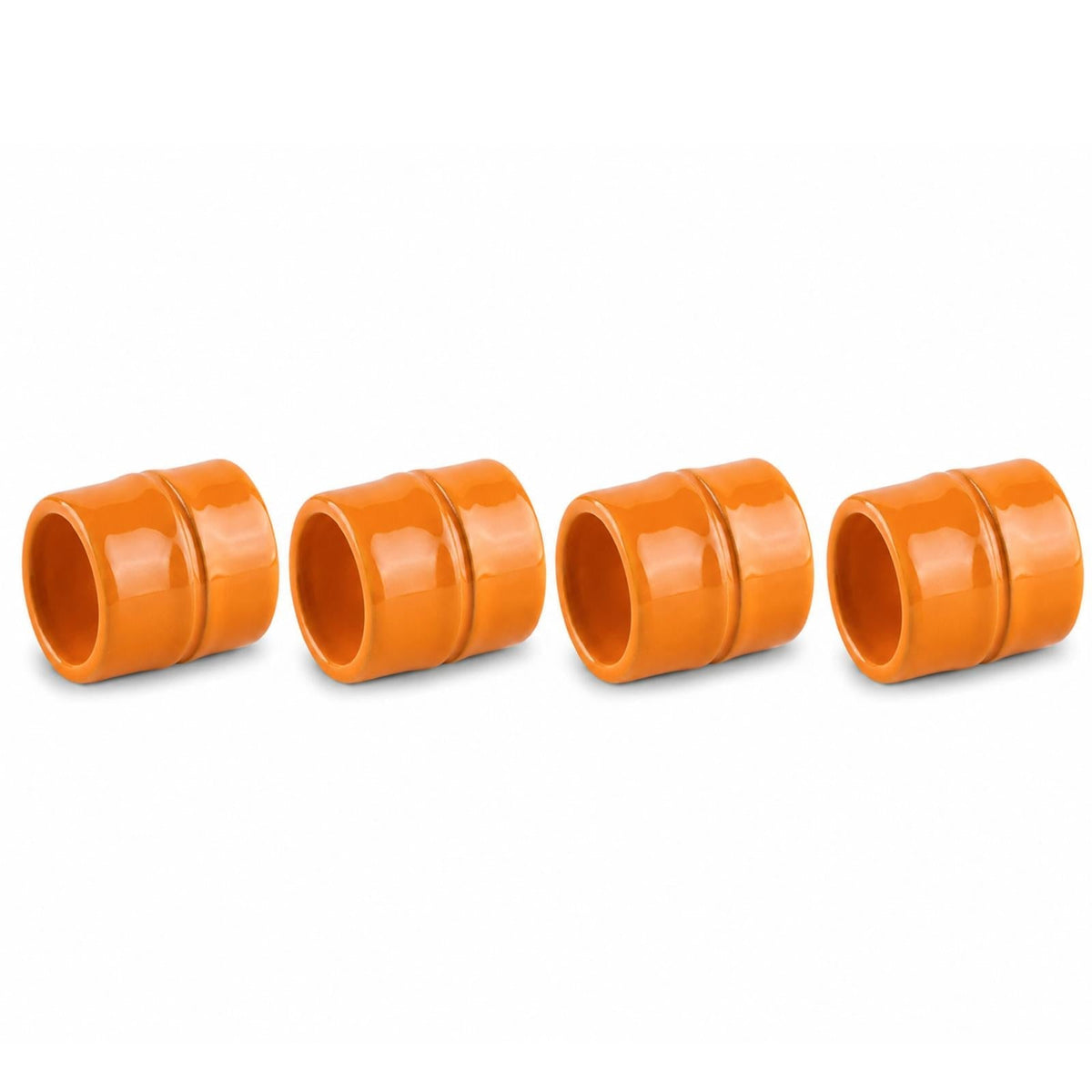 Bamboo Napkin Rings - Set of 4