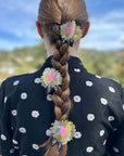 White Flower Hair Claw