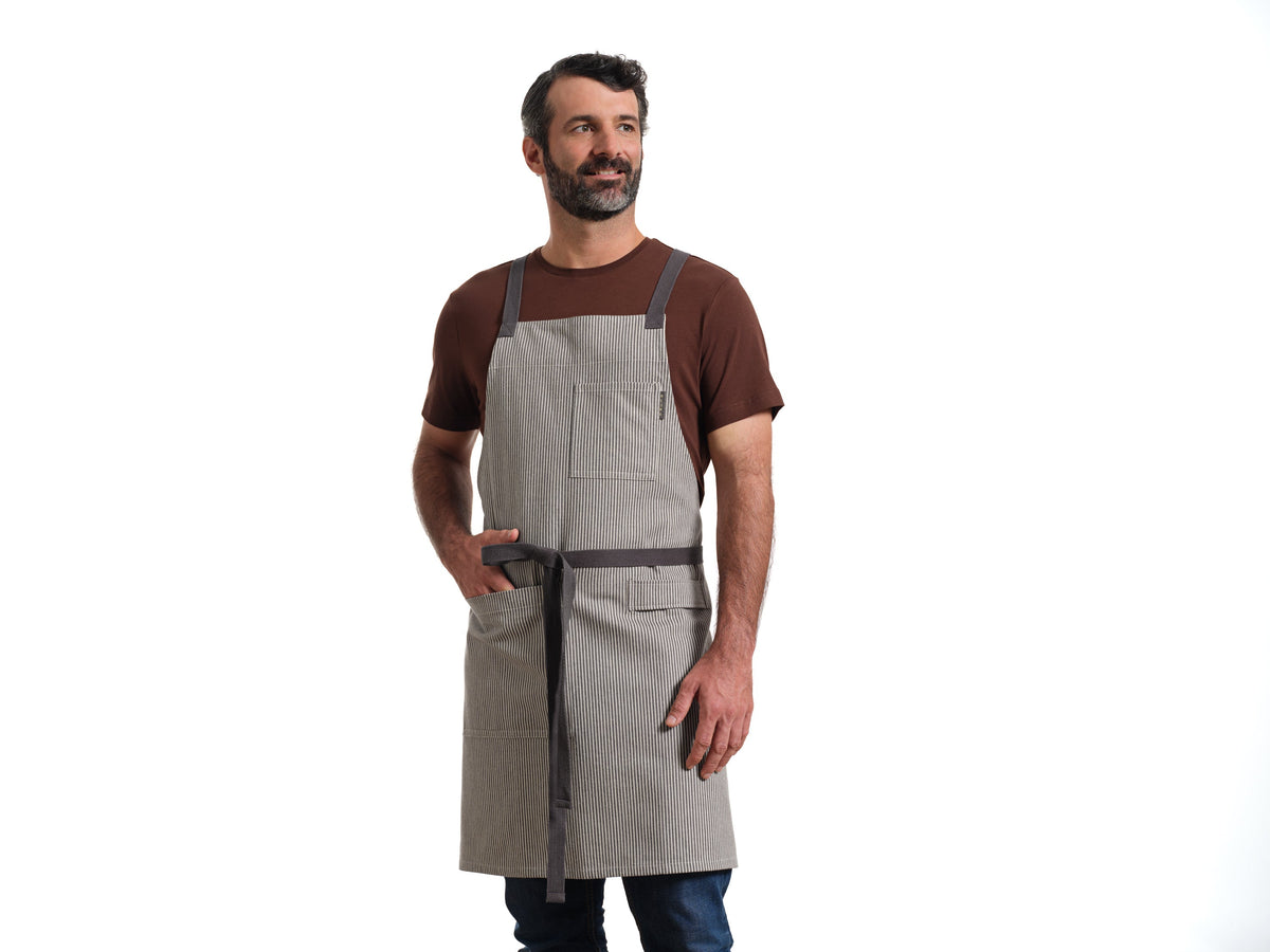Cotton Crossback Apron with Pockets