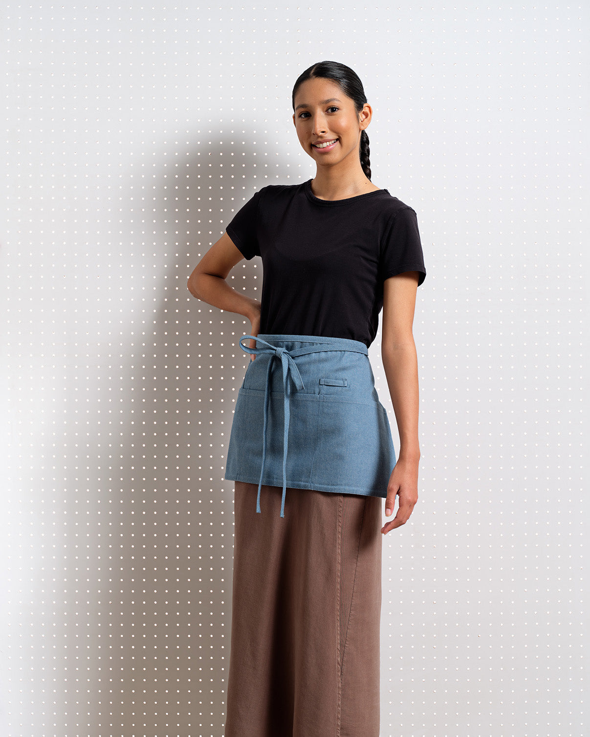 Cotton Waist Apron with Pockets