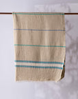 Hand-Loomed Muslin & Linen Beach Towel
