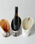 Nestled Horn Wine Holder