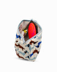 Dashing Doxies Block-Printed Toiletry Bag