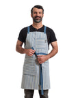 Cotton Crossback Apron with Pockets