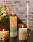 Delight Painted Candles