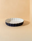 Rounded Stoneware Pie Dish