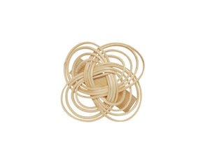 French Braid Bamboo Napkin Ring