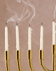 Jyoti Brass Horn Menorah