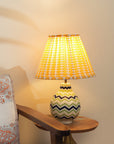 Meadow Striped Handblocked Lamp Shade