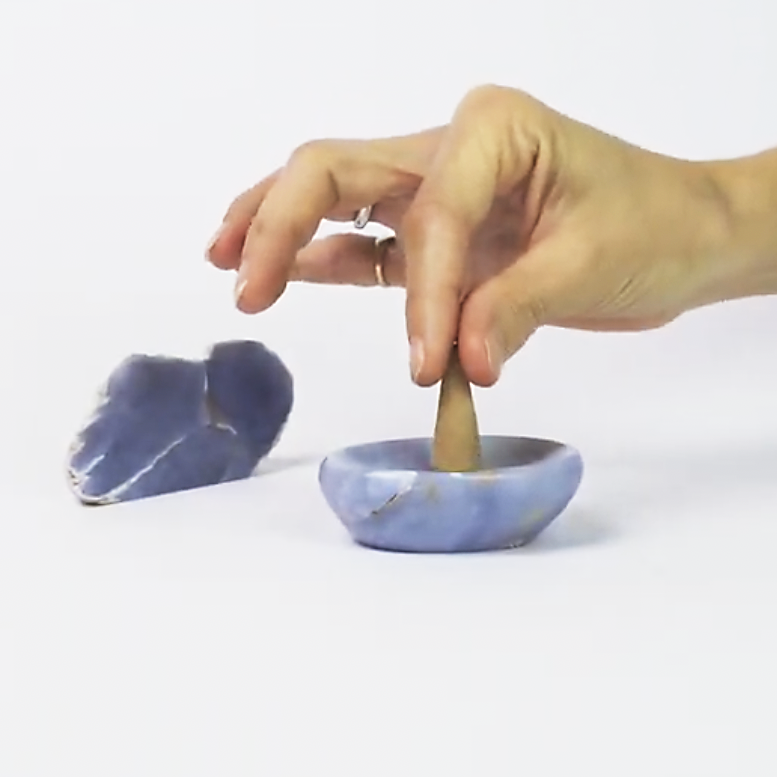 Blue Angelite Gemstone Catchall