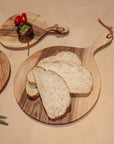Round Walnut Cutting Board