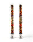 Animal Print Painted Candles