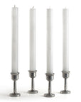 Luma Afrika Frosted Taper Candles – White, Set of 4