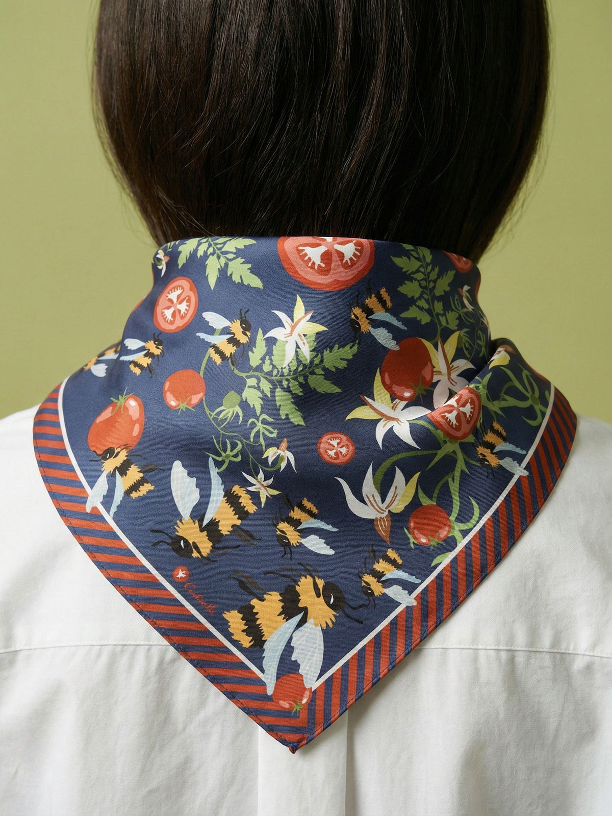 Bumblebees Cotton &amp; Silk Bandana