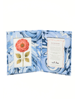 Hand-Marbled Ocean Wave Picture Frame Folding Book - 4x6
