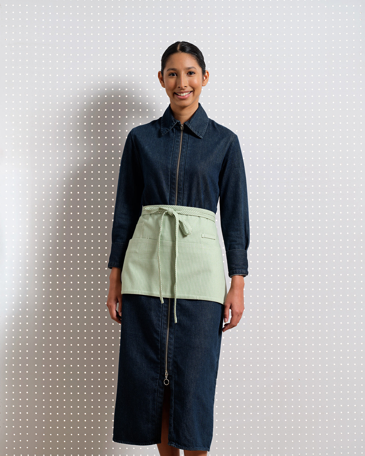 Cotton Waist Apron with Pockets