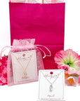 Gold Birthstone Necklace