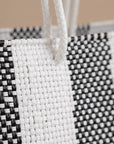 Zebra Woven Super Tote