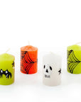 Halloween Painted Candles