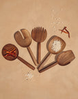 Walnut Spoons - Set of 5