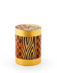 Animal Print Painted Candles